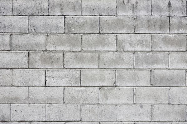 Cinder Block Wall Installation in Webster