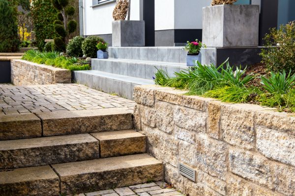 Stone Step Replacement in Webster