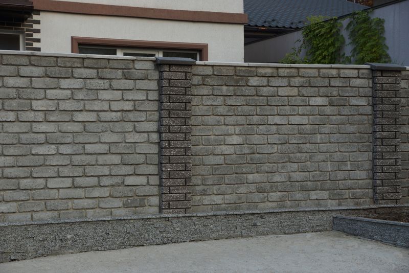 Brick Columns Installation detail